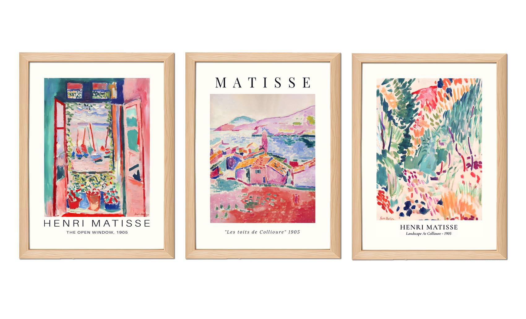 Amazon.co.jp: Matisse ポスター 3枚セット 抽象 アンリ・マティス